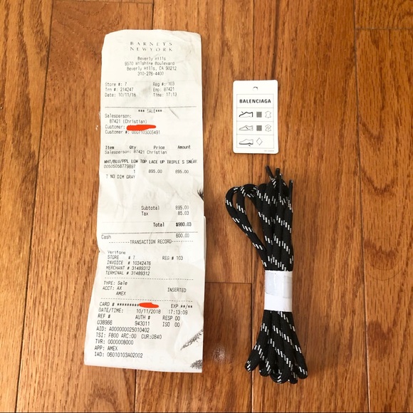 Balenciaga Triple S Sneakers, Size 7 - Picture 8 of 9